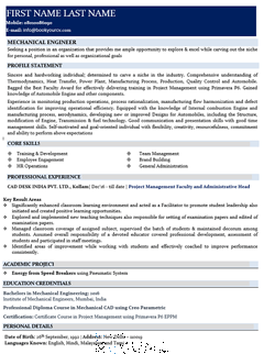 Mechanical Engineer