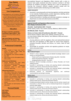 Text Resume Sample 2